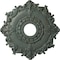Ekena Millwork Riley Ceiling Medallion (Canopies up to 4 5/8"), 18"OD x 3 1/2"ID x 1 1/2"P, Cloud Burst Crackle CM18RLCBC - alternate 1